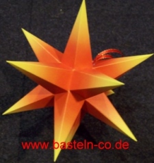 Marienberg-Stern Bausatz - 16cm