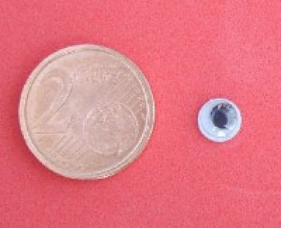 Wackelaugen 6mm rund