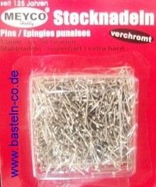Stecknadeln silber