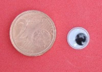Wackelaugen 9mm rund
