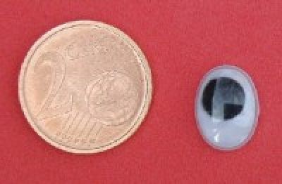 Wackelaugen 12mm oval