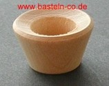 Kerzenhalter aus Holz - 14 mm - V-Form