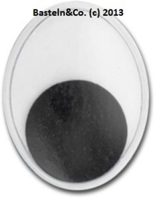 Wackelaugen 10mm oval