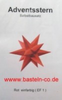 Marienberger Stern - Rot